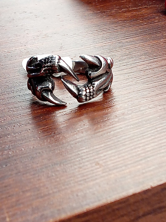 Anillo Acero Quirúrgico Garra de Dragón
